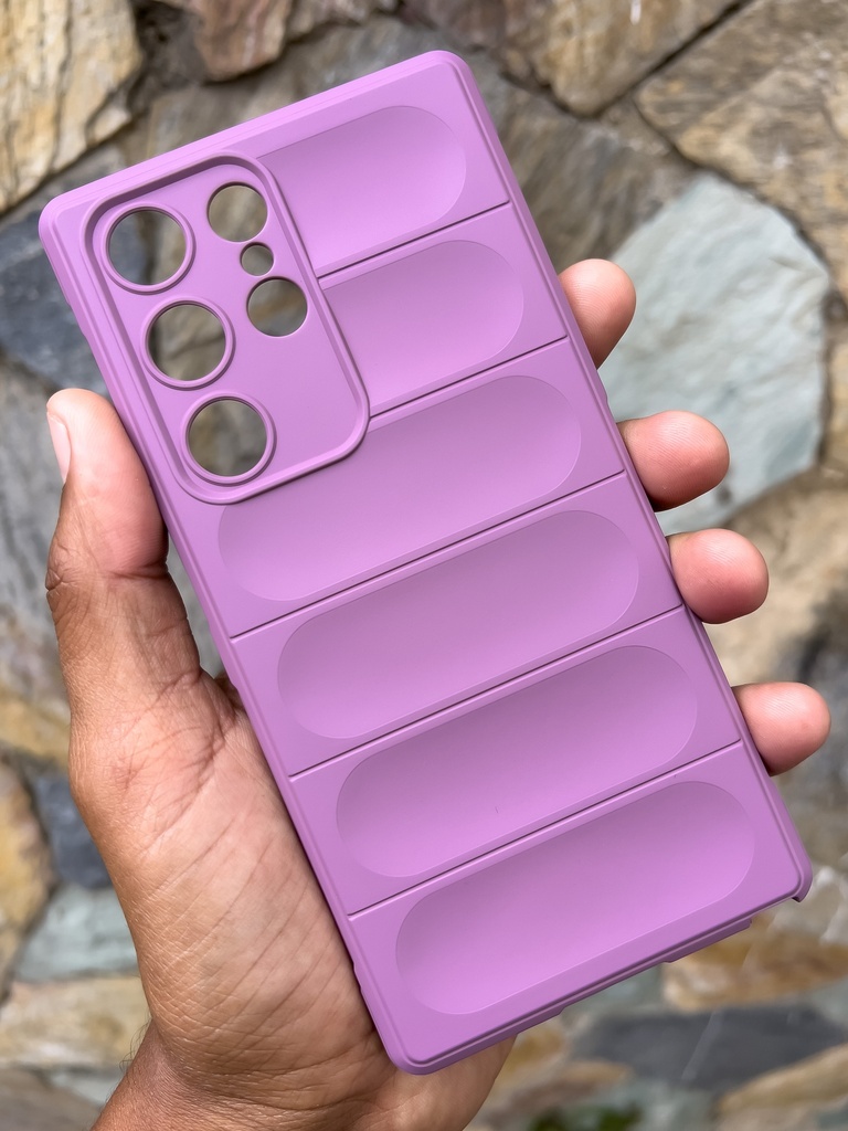 Samsung Galaxy S23 Ultra 5G / Forro Ondulado / Lila