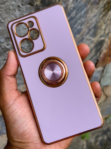 Xiaomi Poco X5 Pro 5G / Forro Galvanizado con Anillo / Fucsia