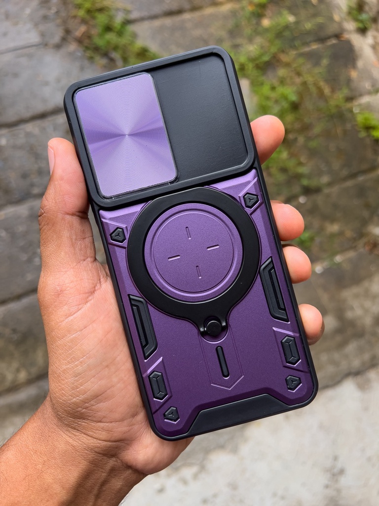 Xiaomi Redmi Note 11 4G / Note 11S Forro Anillo Metalico / Morado