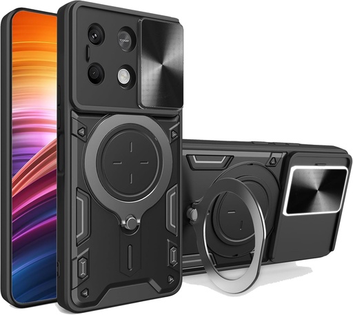Xiaomi Redmi Note 13 4G / Forro Anillo Metalico An1 / Negro