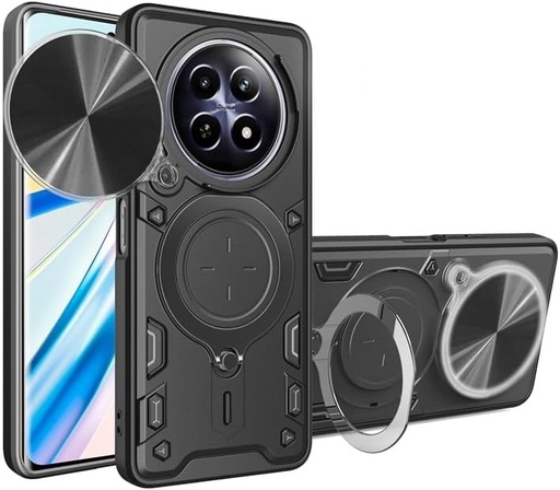 Infinix Zero 40 5G / Zero 40 4G / Forro Anillo Metalico An1 / Negro