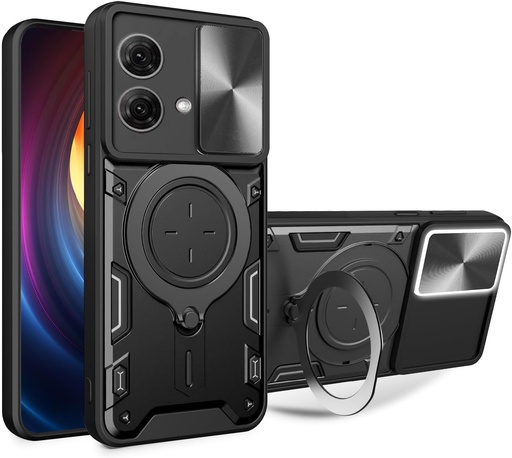 Motorola Moto G84 /  Forro Anillo Magnetico / Negro
