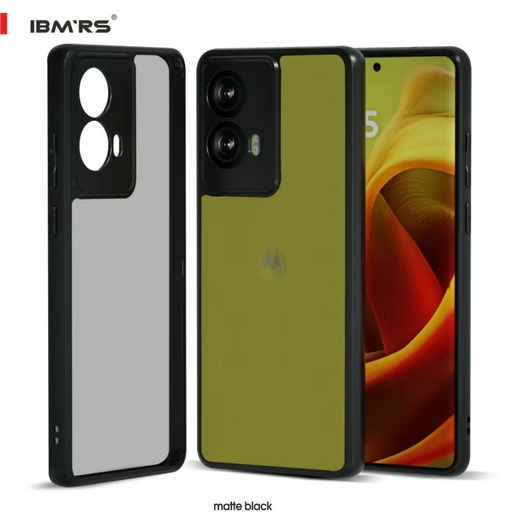 Motorola Moto G85 / Moto S50 Neo 5G /  Forro Ibmrs / Negro Humo