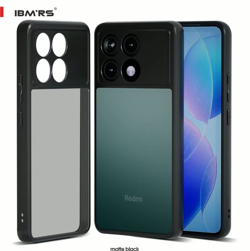 Xiaomi Poco F6 Pro / Redmi K70 5g / Redmi K70 Pro 5g /  Forro Ibmrs / Negro Humo