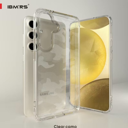 Samsung Galaxy S25 Plus /  Forro Ibmrs Transparente Camuflaje