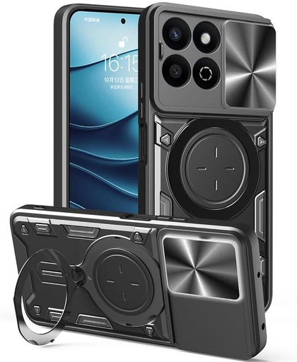 Honor X7C 4G / Forro Anillo Metalico / Negro