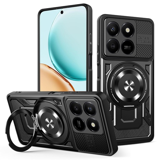 Honor X7D / Honor 400 Smart / Forro Antigolpes AN2 / Negro