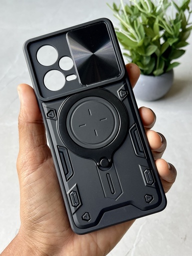 Xiaomi Redmi Note 12 Pro plus / Note 12 Pro+ / Forro Anillo Metalico An1 / Negro