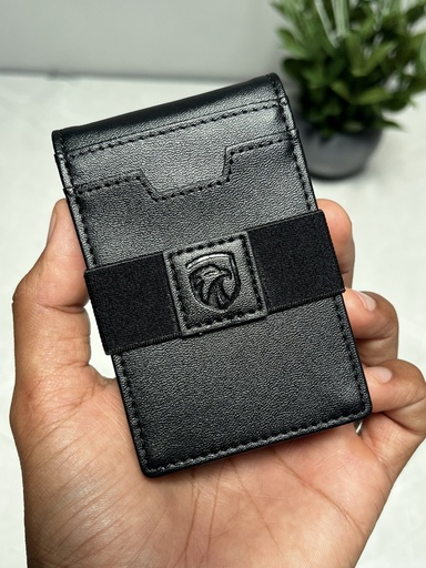 Billetera Cartera Tarjetero de Lujo para Caballero 3 en 1 Marca iwantit / Modelo iwV1 / Negro