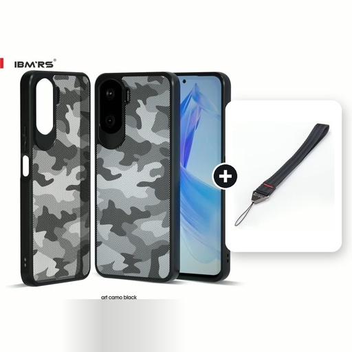 [CMB-HO90L-SC] [Combo] Honor 90 Lite 5G / Forro Ibmrs Camuflaje + Cuerda Corta