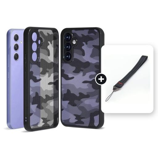 [CMB-SS25PL-SC] [Combo] Samsung Galaxy S25 Plus 5G / Forro Ibmrs Camuflaje + Cuerda Corta