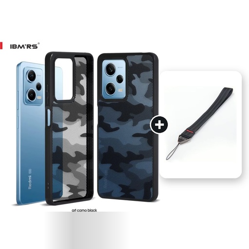 [CMB-XN12P5G-SC] [Combo] Xiaomi Redmi Note 12 Pro 5G / Note 12 Pro Speed / Poco X5 Pro 5G / Forro Ibmrs Camuflaje + Cuerda Corta