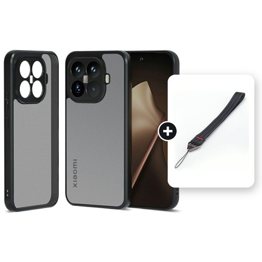 [CMB-XI15TP-SH] [Combo] Xiaomi 15T Pro 5G / Forro Ibmrs / Negro Humo + Cuerda Corta