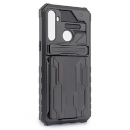 Realme 6i / Realme 5i / Realme C3 / Forro Tarjetero con Stand / Negro