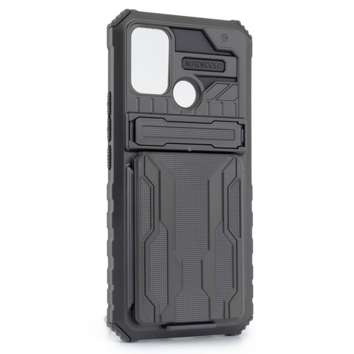 Realme 7i / Realme C17 / Forro Tarjetero con Stand / Negro